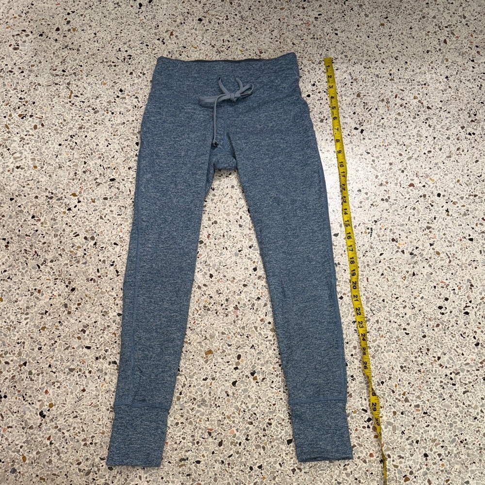 Rabbit crafted in California blue heather high rise waist leggings joggers XS